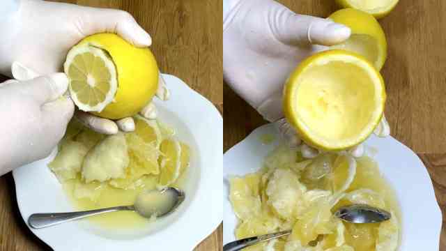 Paso 1: helado de limón