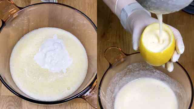 Paso 3: helado de limón