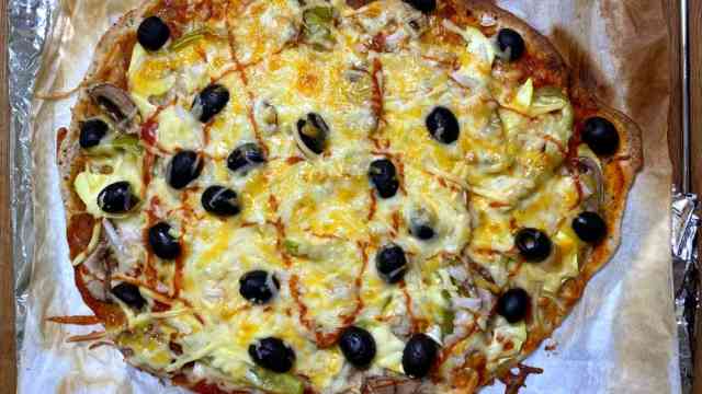 Pizza de verduras